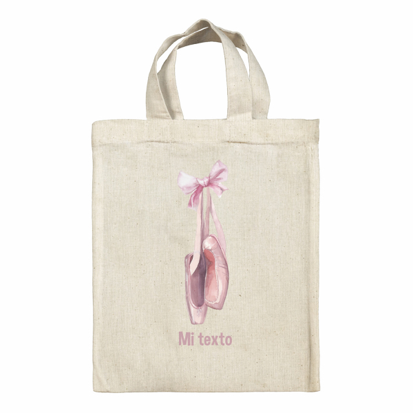 Bolsa tote bag para fiambrera personalizada - Bailarinas