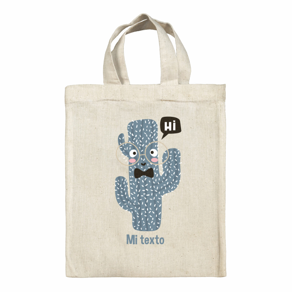 Bolsa tote bag para fiambrera personalizada - Cactus