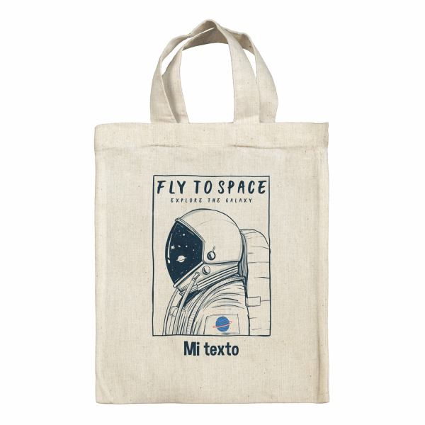 Bolsa tote bag para fiambrera personalizada - Fly to space