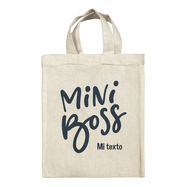 Bolsa tote bag para fiambrera personalizada - Mini boss