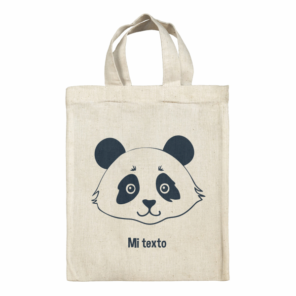 Bolsa tote bag para fiambrera personalizada - Panda