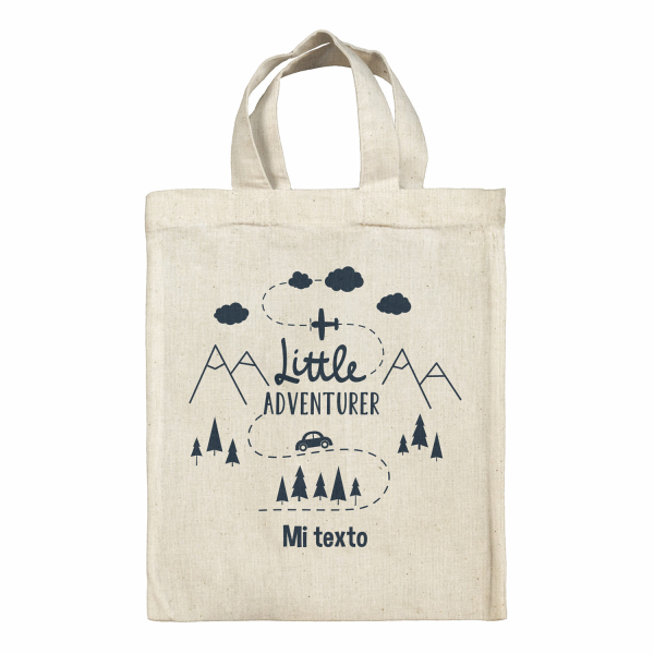 Bolsa tote bag para fiambrera personalizada - Pequeño aventurero