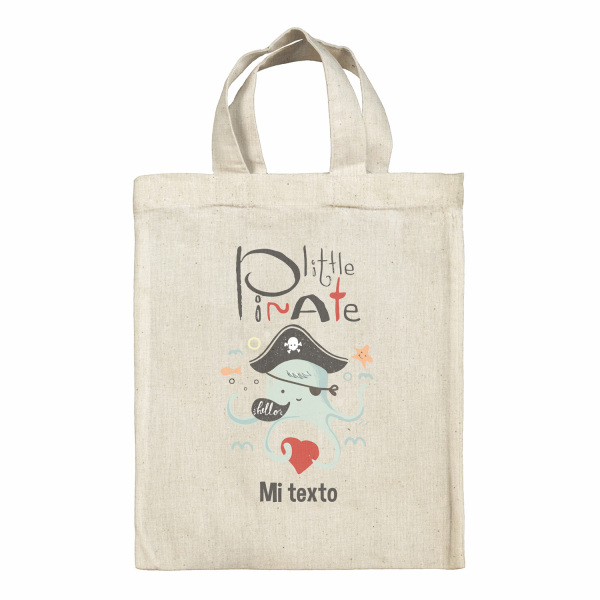 Bolsa tote bag para fiambrera personalizada - Pequeño pirata