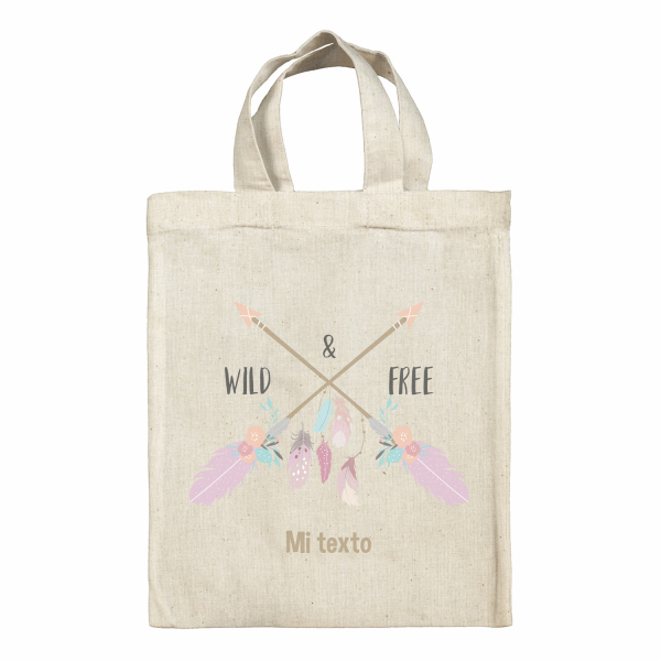 Bolsa tote bag para fiambrera personalizada - Wild & Free