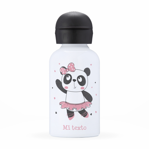 Cantimplora isotérmica personalizada para niños - Bailarina panda