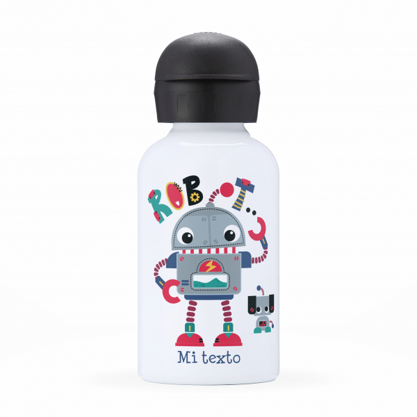 Cantimplora isotérmica personalizada para niños - Robots