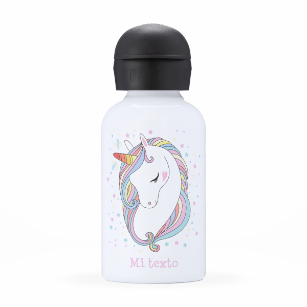Cantimplora isotérmica personalizada para niños - Unicornio bonito