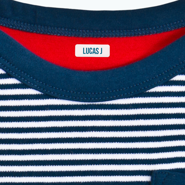 Mini etiquetas termoadhesivas para ropa