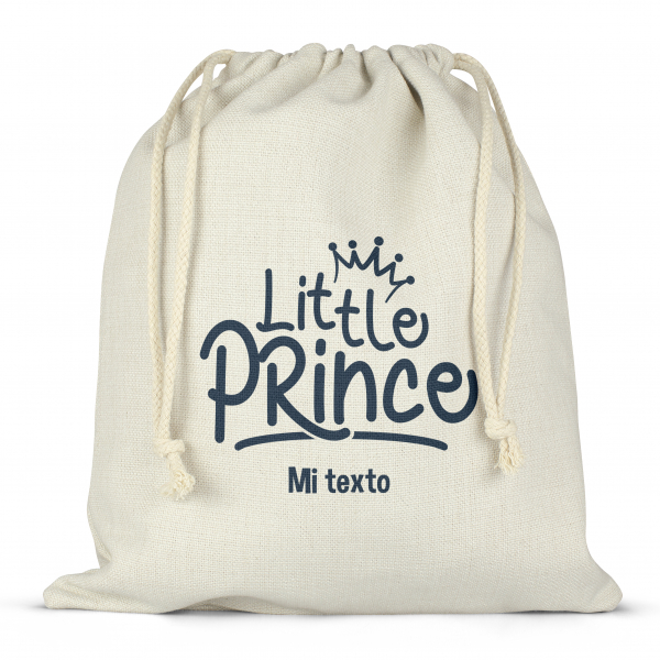 Mochila saco de cuerdas para fiambrera personalizada - Principito