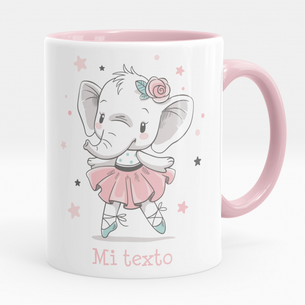Taza personalizada - Bailarina elefante