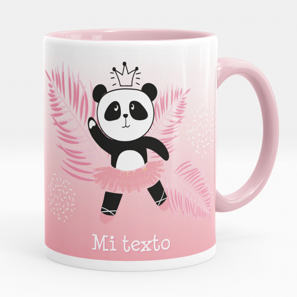 Taza personalizada - Bailarina panda