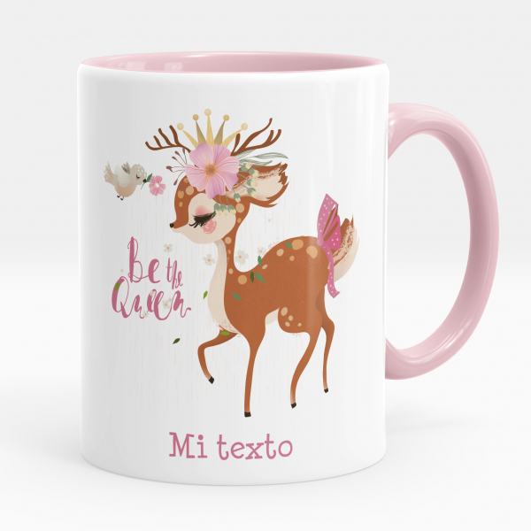 Taza personalizada - Cervatilla Be the Queen