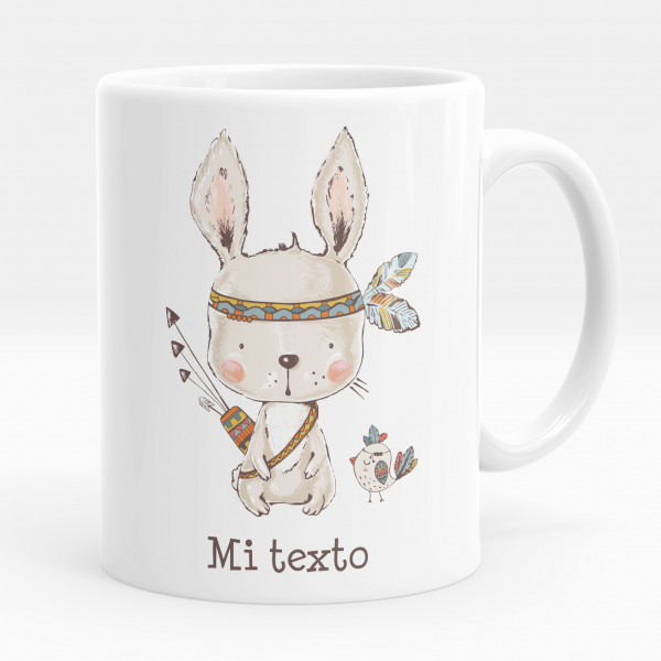 Taza personalizada - Conejo indio