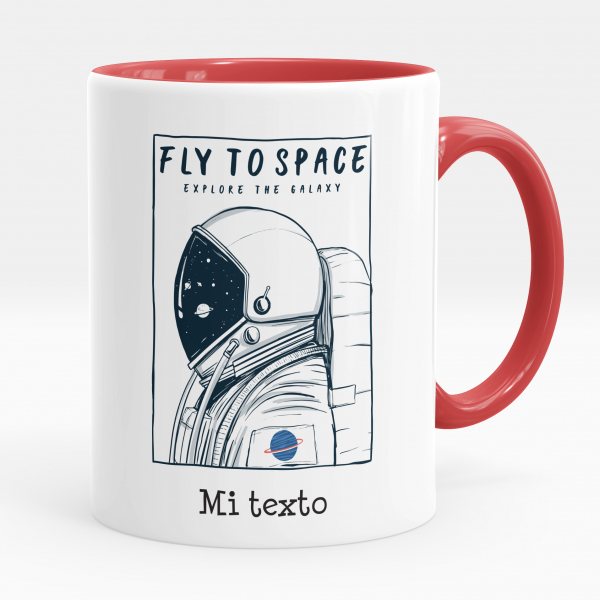 Taza personalizada - Fly to space