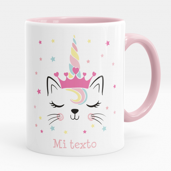 Taza personalizada - Gato unicornio