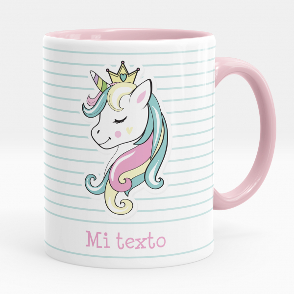 Taza personalizada - Princesa unicornio