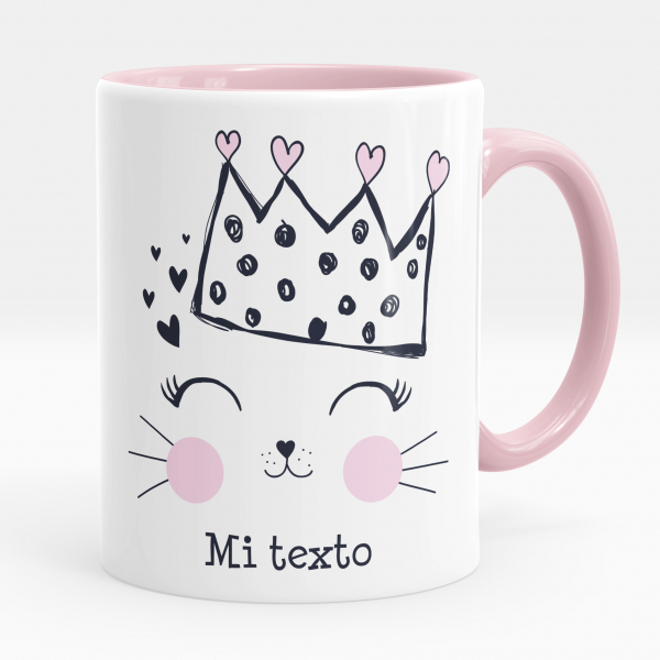 Taza personalizada - Reina de los gatos