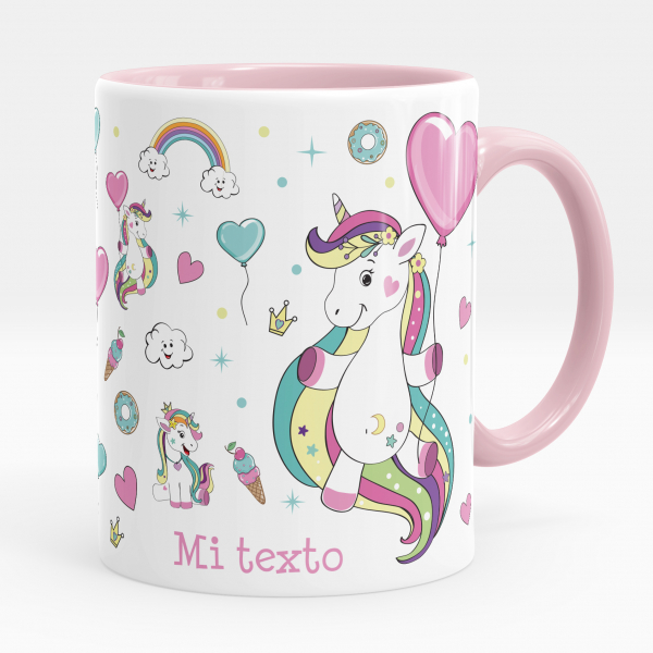 Taza personalizada - Unicornios