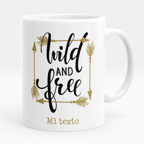 Taza personalizada - Wild and Free
